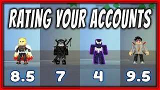 RATING YOUR ACCOUNTS - TIPS TO GET BETTER | Sword Fighters Simulator | Update 7
