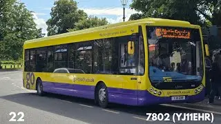 *Full Thrash & Downshifts* Go-Coach Hire | Route 22 | Optare Tempo | YJ11EHR (7802)