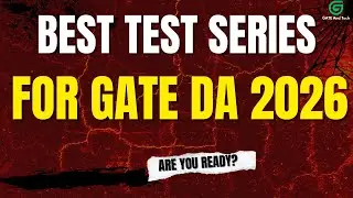 🤖📘 Best Test Series for GATE DA 2026 🎯