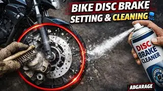 Disc Brake Cleaning And Settings #subscribe #discbrake #automobile #support #bike #viral #viralvideo