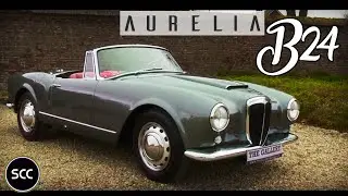 LANCIA AURELIA B24 Convertible 1957 - Modest test drive - Engine sound | SCC TV