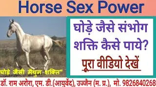 घोड़े जैसी संभोग शक्ति कैसे पाए ?