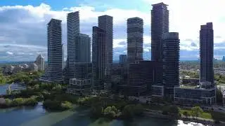 Toronto Drone View | Humber Bay Park & Skyline