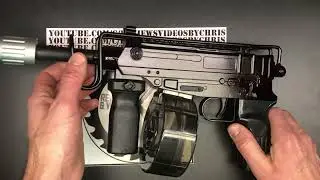 FERVEN TOYS Scorpion Sub Machine Gun - Candy Purple Dynamite Paint + Silver Flecked Muzzle