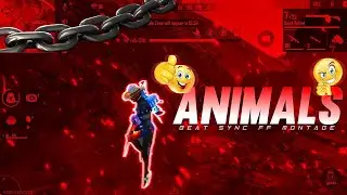 ANIMALS  BEAT SYNC FF MONTAGE 😈😈       #ssgraphicscontest