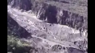 Fuego volcano pyroclastic flow deposits from the June 29, 2003 eruption (Part 2).