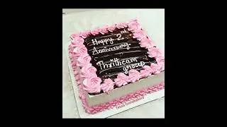simple cake design #simple #youtubeshorts #cake #chocolatecake #newtrending #yummy #squarecake