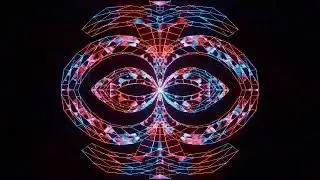 Dynamic Light Patterns Neon Glow After Effects Animation strobelights 4KVideo background #VJ Loop