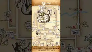 Fighting Fantasy - Deathtrap Dungeon Map