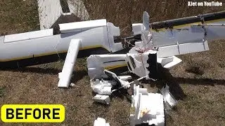 Incredible RC plane repairs
