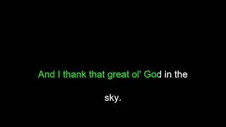 John Butler Trio - Peaches & Cream (Karaoke)