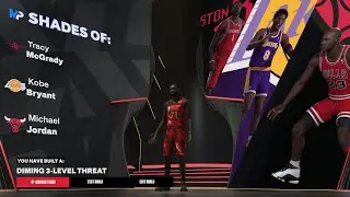 Best diming 3 level threat build nba 2k24