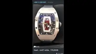 理查德米勒 Richard Mille RM 037 White Gold with Date Function 💃💋💃 #shorts #womenwatches
