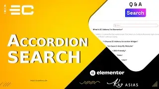 Accordion with Search in Elementor 🔍 | FAQ & QA Search Made Easy | EC Addons