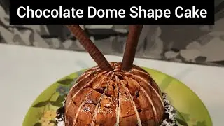 chocolate cake recipe || chocolate dome shape cake recipe || how to make eggless chocolate cake