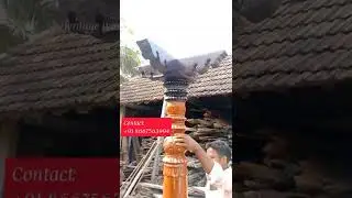 Wooden piller 8667563994 Chettinad wooden piller Karaikudi chettinad Handmade pillar &Tiles shopping