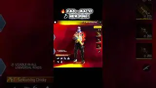 FREE FIRE  New XM8 &times; MAC10 RING SPIN 🔥 | LUCK TEST + REVIEW #shorts #freefire #ringevent #ffmax #ff