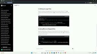 python large file processing