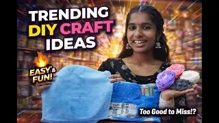 வீணான துணியால் அசத்தலானDIY Craft😍| Trending Easy Craft Ideas in Tamil#howtomake#how#paperflower
