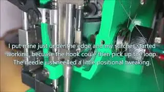 Sailrite Leatherwork Needle Bar Height Correct Position