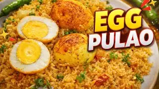 Egg Pulao | Quick Dinner Idea |  अंडा पुलाव कैसे बनाएं | आसान और स्वादिष्ट रेसिपी