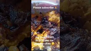 PROUD IGBO BLOOD SEE OUR LOCAL DELICACY 😋 UKWA💯#fyp  #viralvideo #villagelife #africa #shortvideo