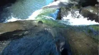 underwater POV video / hell-hole swimming spot/cliff-jump