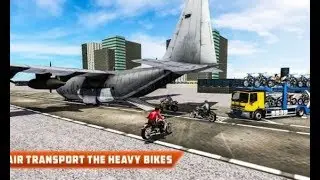 Airplane Bike Transport 2017 &ndash; Cargo Simulator Game Play HD