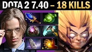 Invoker Easy MID with 18 Kills and 1000 GPM - Dota 2 Gameplay
