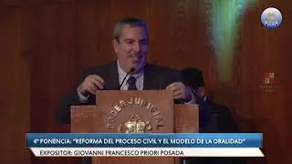 Reforma del proceso civil y el modelo de la oralidad | Dr. Giovanni Francesco Priori Posada