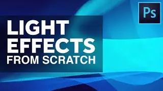 How To Make Abstract Light Effects In Photoshop! (Easy)