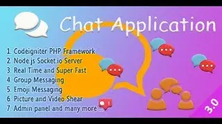 Chat Manager - Codeigniter ( Socket.io) Node.js | Socket.io Chat App Using Websockets