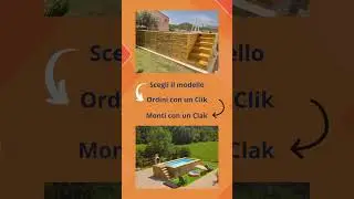 Piscina fuori terra in kit di montaggio fai da te ideale per il tuo giardino di casa #shorts