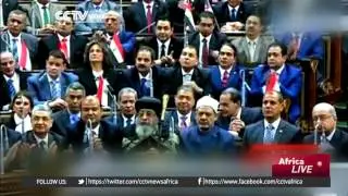 Egypt's President hails progress in first speech to parliament