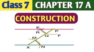 Class 7 construction of parallel lines, #construction  RS Aggarwal Maths solution class 7