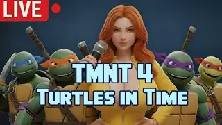 TMNT 4 Turtles in Time! Streaming one of my favorite games! Live Stream @ Retro Gameplay Official