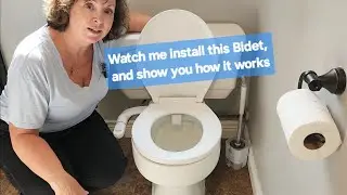 Installation and review of the Soosi toilet attachment bidet by a regular gal.