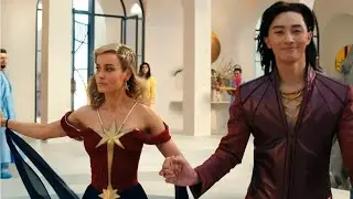 Park Seo Joon dance with Captain Marvel | The Marvels 2023 [HD]
