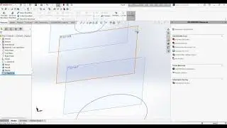 SolidWorks : plane. 