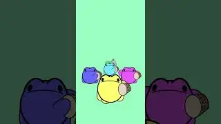 When someone asks what sauce I want on my hotdog! #frog #animation #cuteartstyle