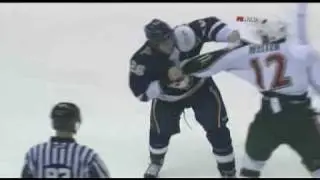 Craig Weller vs. B.J. Crombeen 12/20/08