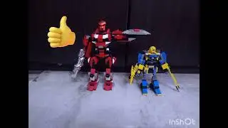 Cyber rbt mark l (real name:HEPHAESTUS) & megbot remaked out of Lego --- made by @legocardboarddude