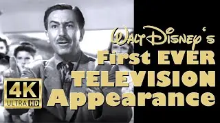 Walt Disney’s First Ever Television Appearance - 1950 (4K Remastered)