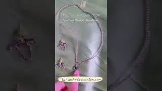 Healing Stone Amethyst Necklace & Earrings