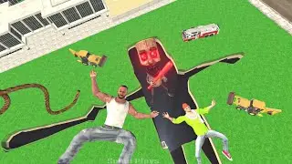 Franklin Fell Into the Deepest Horror Tung Tung Sahur Hole 😱 | Indian Bike Driving 3D বাংলা Gameplay