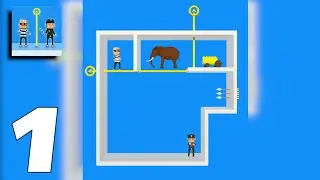 Pin Police: Pull the Pin & Catch the Thief Gameplay Part 1 Levels 1-50 (Android,iOS)