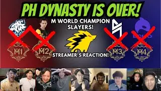 Streamers Reaction to Blacklist International losing the MSC Title Against Onic Esports of Indonesia