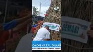 CHRISTMAS TREE DECORATIONS COMPETITION IN KUPANG REGENCY -5 #kristpoto #tvrintt #kupangregencygov...