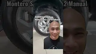 MABENTA din pala ang MONTERO Sport GLX Manual Transmission