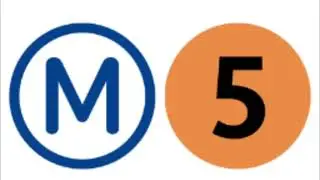 🚈Annonce : Métro Ligne 5 des différents stations - Nouvelles annonces Voix Homme Version 2021